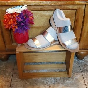 Cocobelle Leather Slide Sandals,Sz: 7.5